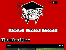 Tablet Screenshot of antennaclub.com